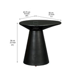 Chic Silhouette End Table