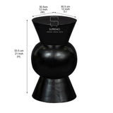 Noir Elegance Side Table