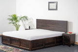 Zenith Slats Queen Bed With Storage