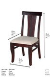 Cocoa Canvas Dining Chair