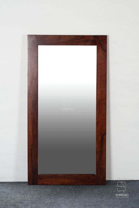 Cocoa Elegance Floor Mirror