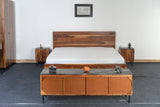 Noir Fusion King Bed With Storage