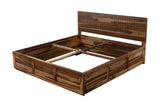 Noir Fusion King Bed With Storage