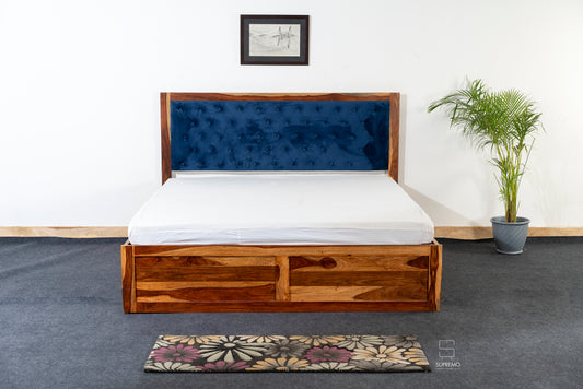 Blue Haven King Bed With Hydraulic Storage