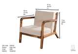 Sleek Sienna Arm Chair