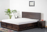 Zenith Slats King Bed With Storage