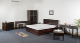 Zenith Slats King Bed With Storage