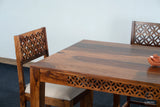 Lattice Edge Dining Table Set