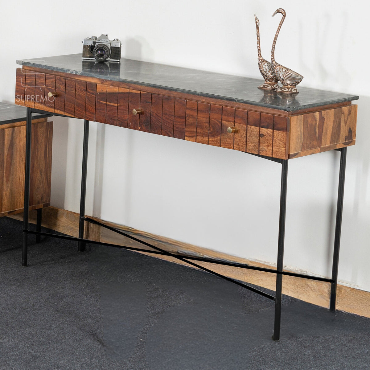 Noir Fusion Console Table